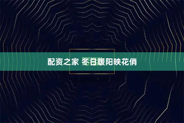 配资之家 冬日暖阳映花俏