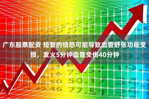 广东股票配资 短暂的愤怒可能导致血管舒张功能受损，发火5分钟血管受伤40分钟